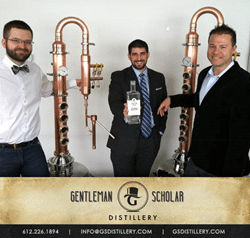 Gentleman Scholar Distillery Opens in Minnesota
