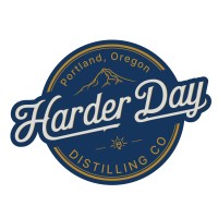harder day distilling co logo